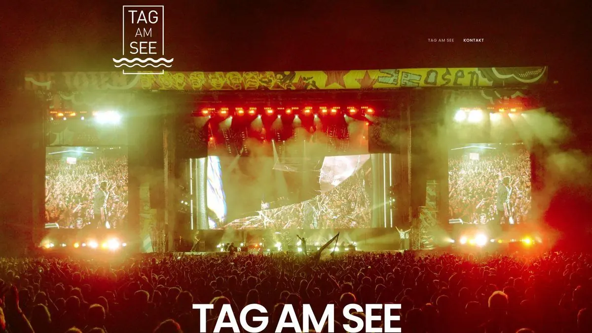 Tag am See – Webdesign, Webentwicklung, Eventdarstellung